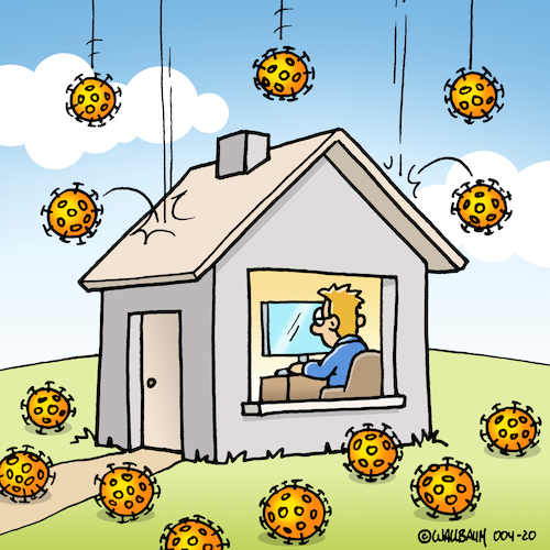 Cartoon: Home sweet Homeoffice (medium) by Rovey tagged corona,virus,coronavirus,covid19,epidemie,pandemie,infektion,infektionsrisiko,krankheit,krankheitserreger,krise,homeoffice,zuhause,heimarbeit,heim,schutzmaßnahme,vorsicht,ausbreitung,haus,prävention,home,homework,epidemic,pandemic,infection,protective,measure,protection,care,crisis,corona,virus,coronavirus,covid19,epidemie,pandemie,infektion,infektionsrisiko,krankheit,krankheitserreger,krise,homeoffice,zuhause,heimarbeit,heim,schutzmaßnahme,vorsicht,ausbreitung,haus,prävention,home,homework,epidemic,pandemic,infection,protective,measure,protection,care,crisis