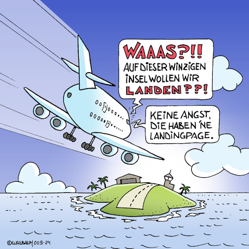 Cartoon: Landingpage (medium) by Rovey tagged internet,website,web,landingpage,flugzeug,fliegen,flug,flughafen,flugplatz,landung,insel,meer,dummheit,naivität,piloten,jumbojet,jet,angst,panik,gefahr,gefährlich,passagierflugzeug,cartoon,illustration,internet,website,web,landingpage,flugzeug,fliegen,flug,flughafen,flugplatz,landung,insel,meer,dummheit,naivität,piloten,jumbojet,jet,angst,panik,gefahr,gefährlich,passagierflugzeug,cartoon,illustration