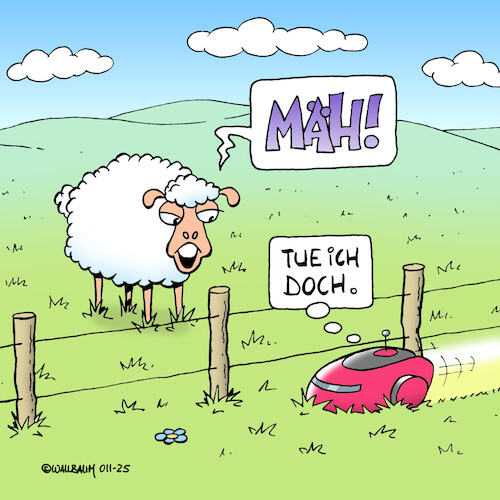Sprach das Schaf zum Roboter... Sprach das Schaf zum Roboter...