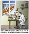 Cartoon: Forscher-Pech (small) by Rovey tagged forschung,pech,wissenschaft,ufo,aliens,marsmännchen,außerirdisch,karriere,akademiker