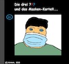 Cartoon: Die drei... (small) by Wutkritzler78 tagged fragezeichen,serie,skandal,jens,spahn,nachrichten,presse,gesellschaft,corona,covid19