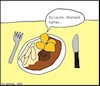 Cartoon: Abstand halten... (small) by Moppel tagged abstand,essen,hygiene,gesundheit