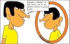Cartoon: Spielein... (small) by Stiftquäler78 tagged hoschie,spiegel,mann,psychologie,dummheit,stupid