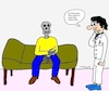 Cartoon: Zu spät... (small) by Stiftquäler78 tagged arzt,skelett,krankheit,leiden,verspätung,patient,tod