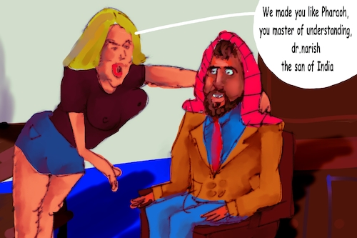 Cartoon: DR.NARESH (medium) by Al-Mousawi79 tagged cartoon