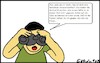 Cartoon: Eine Unverschämtheit... (small) by Moppel tagged gesellschaft,fernglas,spionage,oberservieren,observation,mann,beobachten