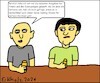 Cartoon: Wieso (small) by Moppel tagged cartoons,titanic,eulenspiegel,satire,männer,kneipe,revanche,zeichner,gesellschaft,castingshows,talentlosigkeit,geschmiere,krakelcartoons