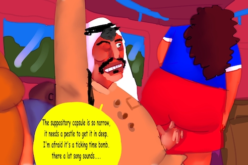 Cartoon: abo dibs (medium) by Mousawi tagged cartoon