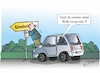 Cartoon: Brille (small) by Bernd Eisert tagged auto,schild,brille,ehefrau