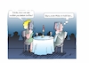 Cartoon: Computerliebe (small) by Bernd Eisert tagged treffen,tablet,dinner,romantik,akku,scheinwelt