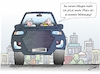 Cartoon: Platzangebot (small) by Bernd Eisert tagged auto,größe,wohnung,angeber,irrsinn