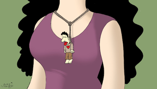 Cartoon: Love (medium) by Sherif Arafa tagged love,love,valentine,day