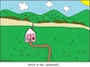 Cartoon: Strich in der Landschaft... (small) by SMK1978 tagged landscchaft,strich,sprichwort,allegorie,redensart,bordell,etablissement,sprache