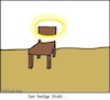 Cartoon: Der heilige Stuhl... (small) by Kritzelspacko78 tagged stuhl,heilig,heiligenschein,kirche,katholizismus