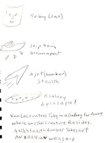 Cartoon: Reigning cats and bombs (medium) by Vandavis tagged cosmic,comic,cartoon