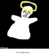 Cartoon: Der heilige Geist... (small) by Pummel tagged heilig,geist,gespenst,heiligenschein,kirche,allegorie,sinnbild,christentum