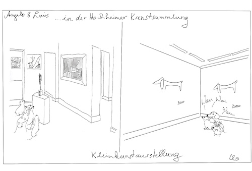 Cartoon: Kunst (medium) by ChrisHolt tagged kunst