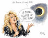 Cartoon: Almost Total (small) by fkiwy tagged bonnie,tyler,totale,sonnenfinsternis