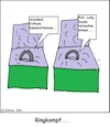 Cartoon: 4 - Ringkampf... (small) by Wutkritzler1978 tagged ringe,auseinandersetzung,streit,wettkampf,spiel,schimpfworte,sprache,disput
