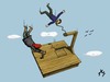 Cartoon: Dedication to work (small) by yaserabohamed tagged gallows