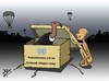 Cartoon: Humanitarian aid (small) by yaserabohamed tagged humanitarian,aid,starvation,hunger,palestine,refugee,camp,of,yarmouk