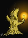Cartoon: idea (small) by yaserabohamed tagged candle