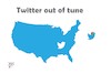 Cartoon: Twitter out of tune (small) by yaserabohamed tagged trump
