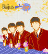 Cartoon: Beatles and Pepsi (small) by popmom tagged beatles