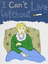 Cartoon: smoking woman (small) by popmom tagged smoking