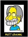 Cartoon: MATT GROENING CARICATURE (small) by QUEL tagged matt groening caricature