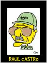 Cartoon: Raul Castro Caricature (small) by QUEL tagged raul,castro,caricature