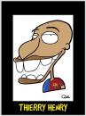 Cartoon: THIERRY HENRY CARICATURE (small) by QUEL tagged thierry henry caricature