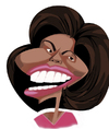 Cartoon: the first lady (small) by pincho tagged michelle obama first lady mujer usa estados unidos mujeres