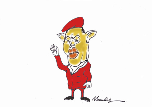 Cartoon: chavez (medium) by MSB tagged chavez