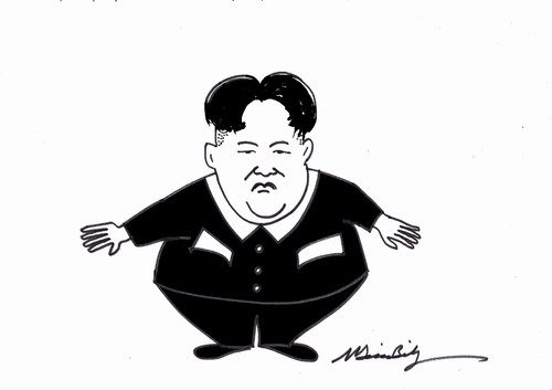 Cartoon: kim jong un (medium) by MSB tagged kim,jong,un