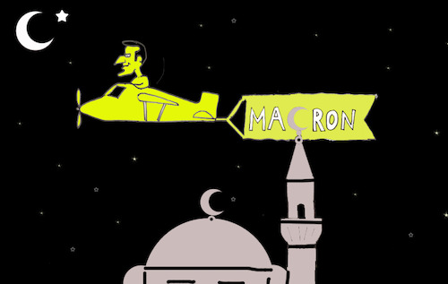 Cartoon: macron (medium) by MSB tagged macron
