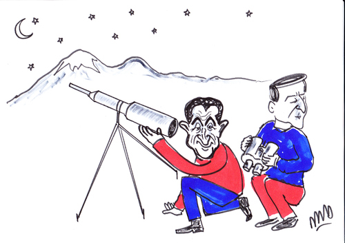 Cartoon: SARKOZYAN (medium) by MSB tagged sarkozyan