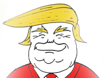 Cartoon: trump (medium) by MSB tagged trump