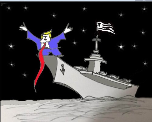 Cartoon: trump (medium) by MSB tagged trump