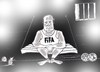 Cartoon: FIFA (small) by MSB tagged fifa,football,futbol