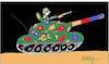 Cartoon: war (small) by MSB tagged war
