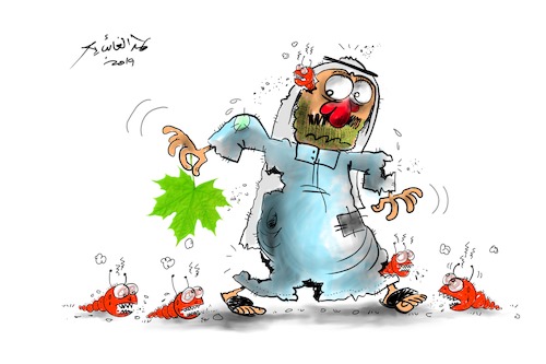 Cartoon: hamad al gayeb (medium) by hamad al gayeb tagged cartoon