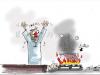 Cartoon: fire (small) by hamad al gayeb tagged fire