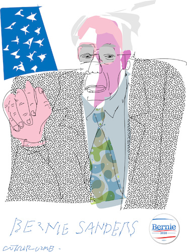 Cartoon: Bernie Sanders 2020 (medium) by gungor tagged usa,usa