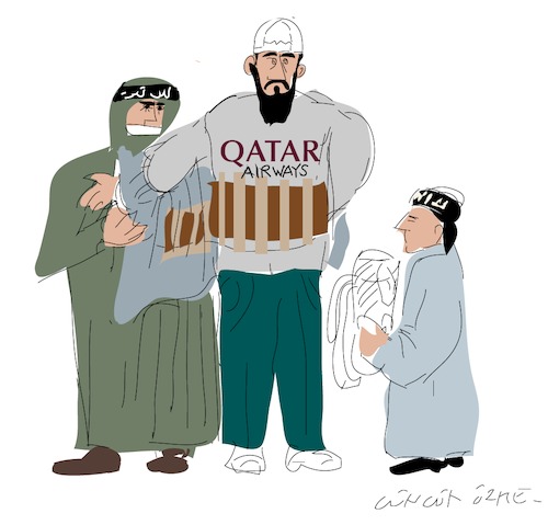 Cartoon: Bon Voyage 10 (medium) by gungor tagged qatar