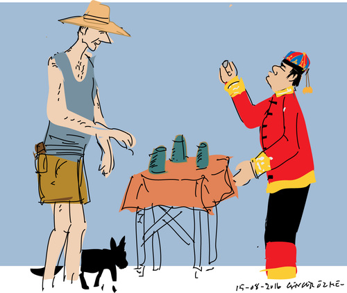 Cartoon: Chine Syndrome (medium) by gungor tagged australia