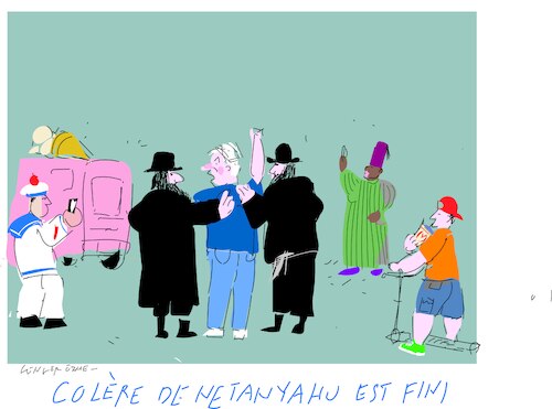 Cartoon: Colere est fini (medium) by gungor tagged war,in,gaza,2023,war,in,gaza,2023