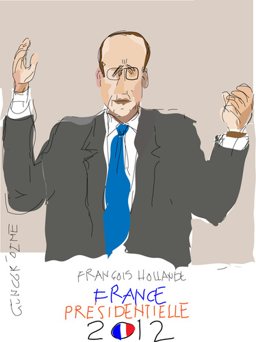 Cartoon: F.Hollande (medium) by gungor tagged france