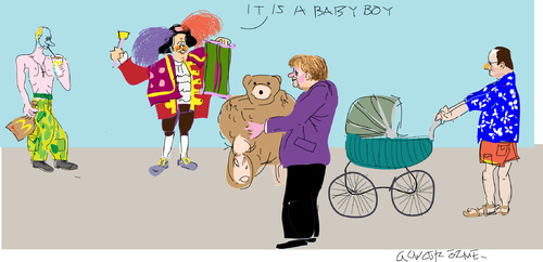 Cartoon: It is Baby Boy (medium) by gungor tagged britain