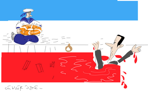 Cartoon: last hurrah (medium) by gungor tagged syria